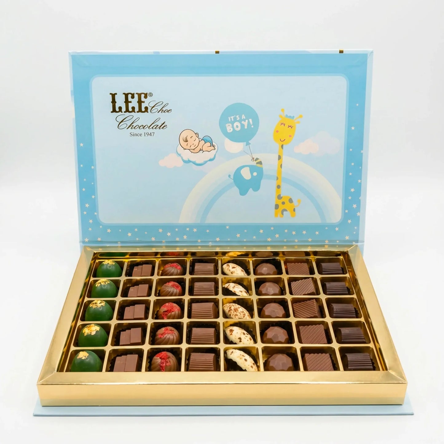 Baby Boy Chocolate Gift Box – 40 Pieces