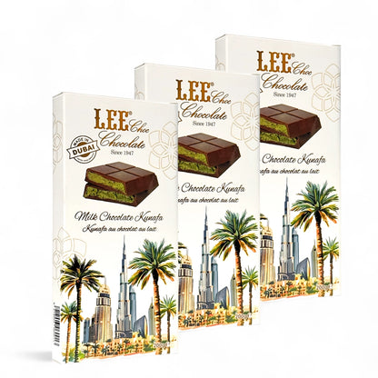 Dubai Kunafa Chocolate Bars 200g – Pack of 3